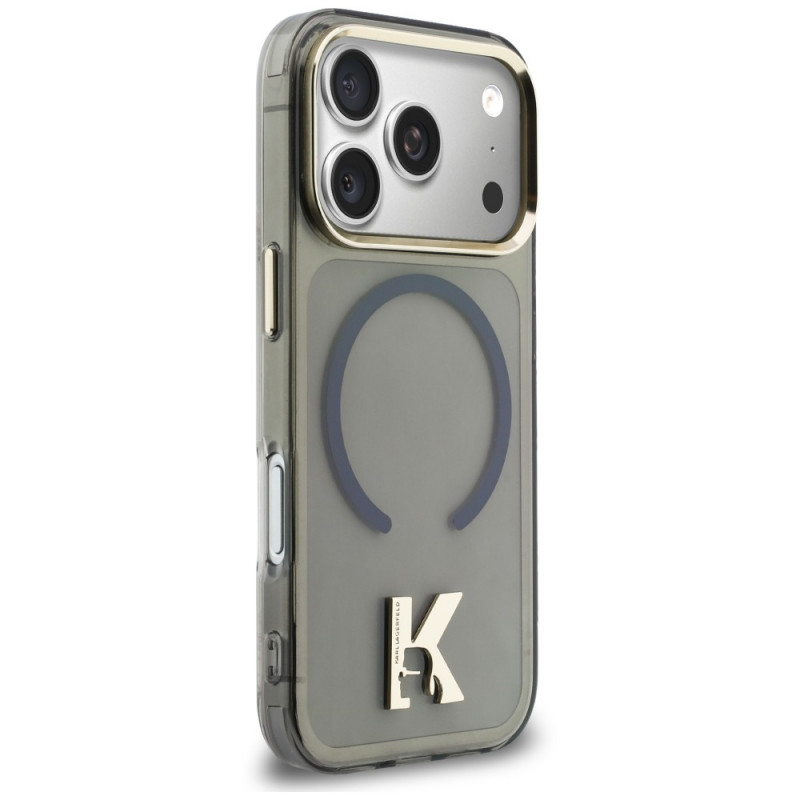 Karl Lagerfeld IML K Head ümbris KF003410-0 Apple iPhone 18 Pro Max / 17 Pro Max jaoks, must