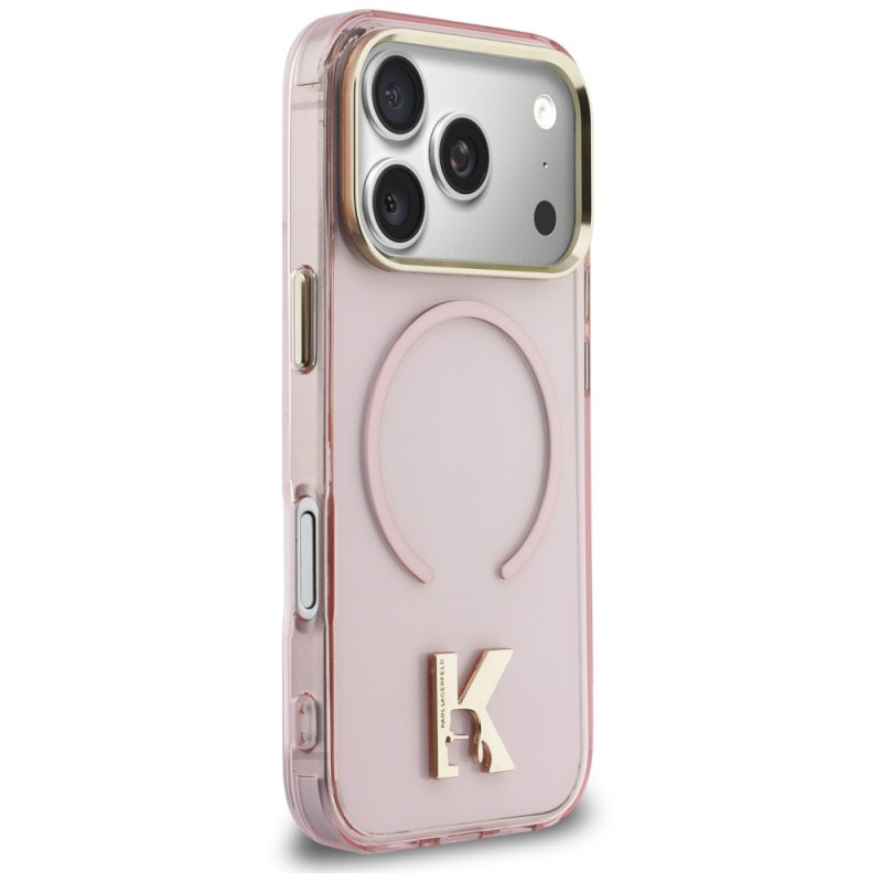 Karl Lagerfeld IML K Head ümbris KF003412 Apple iPhone 18 Pro Max / 17 Pro Max jaoks, roosa