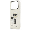 Karl Lagerfeld IML NFT Glitter Karl&Choupette ümbris KF003400, mõeldud Apple iPhone 18 Pro Max / 17 Pro Max, läbipaistev