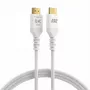 EFB Elektronik HDMI-21-00010 HDMI-kaabel Ultra High Speed, 8K60Hz, 48 Gbit/s, 1 m, valge, ühilduv HDMI 2.1/2.0-ga