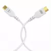 EFB Elektronik HDMI-21-00010 HDMI-kaabel Ultra High Speed, 8K60Hz, 48 Gbit/s, 1 m, valge, ühilduv HDMI 2.1/2.0-ga