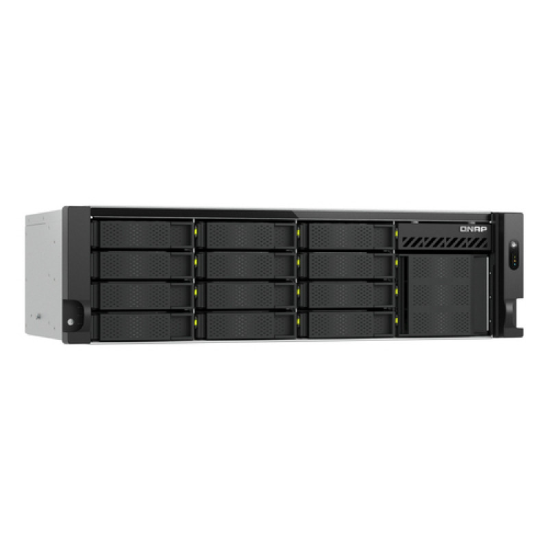 QNAP TS-h1655XeU-RP-8G 16 sahtliga madala sügavusega rack-NAS, 8 GB RAM, 2x 10GbE, kordustoiteplokk