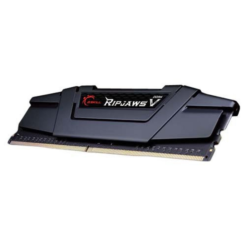 G.Skill Ripjaws V F4-3200C16S-8GVKB mälumoodul, 8 GB, DDR4, 3200 MHz, CL16, 288-kontaktiline DIMM, must