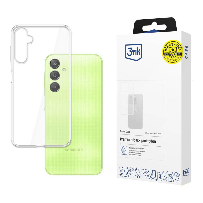 3MK Armor Case Samsung Galaxy A15 5G ümbris, läbipaistev