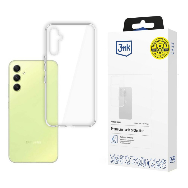 3MK Armor Case Samsung Galaxy A35 5G, läbipaistev
