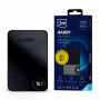 3MK HARDY MagSynergy Ni+ väline akupank, 5,000 mAh, 22.5 W, USB 1C1L, must, universaalne