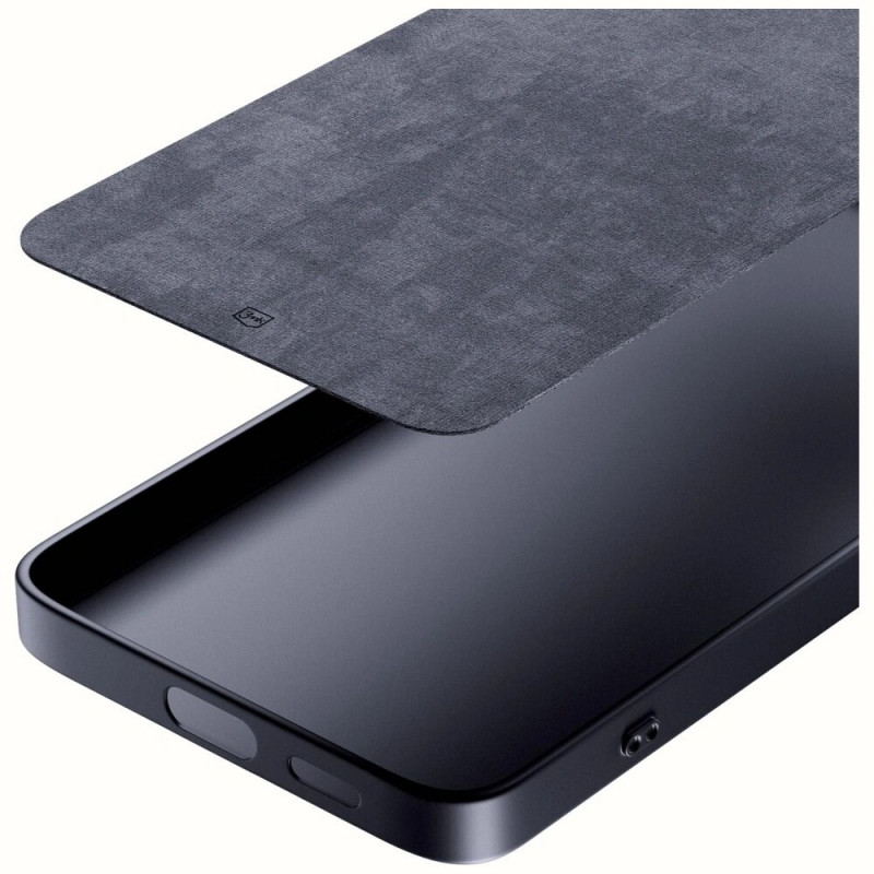 3MK Matt Case Pro ümbris Samsung Galaxy S23 FE jaoks, must