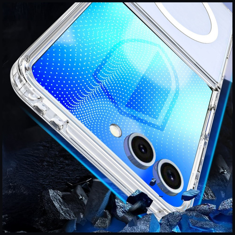 3MK Armor MagCase Samsung Galaxy Z Flip8, läbipaistev