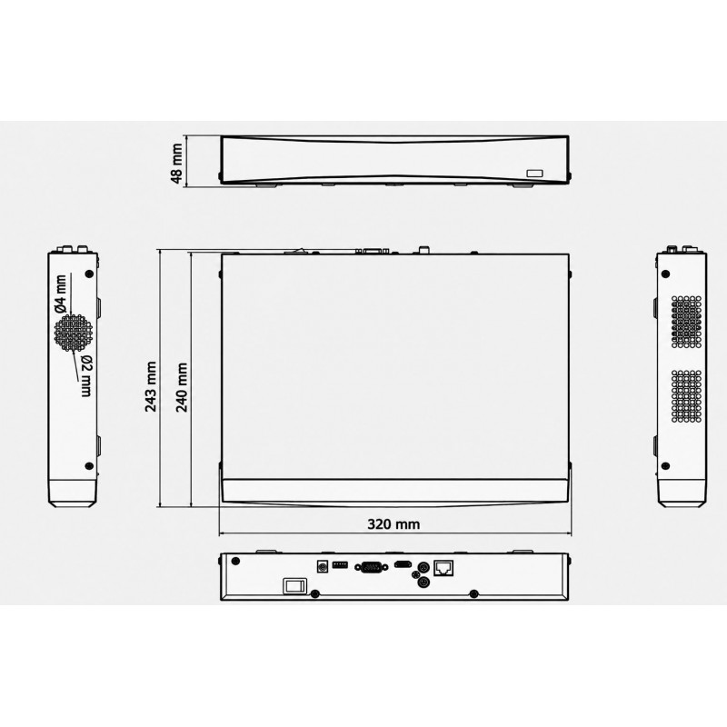 Miton NT-NVR760H-H1 IP-võrgu videosalvesti, 8 kanalit, 12 MP