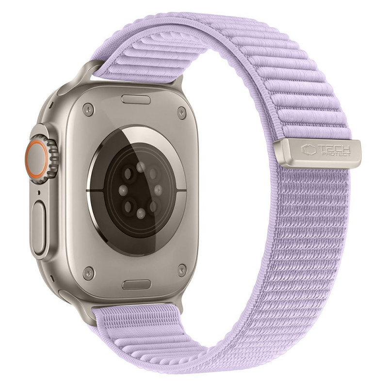 Tech-Protect NylonLoop rihm Apple Watch 8 / 9 / 10 / 11 / 12 / SE (40 / 41 / 42 mm) kellale, lilla