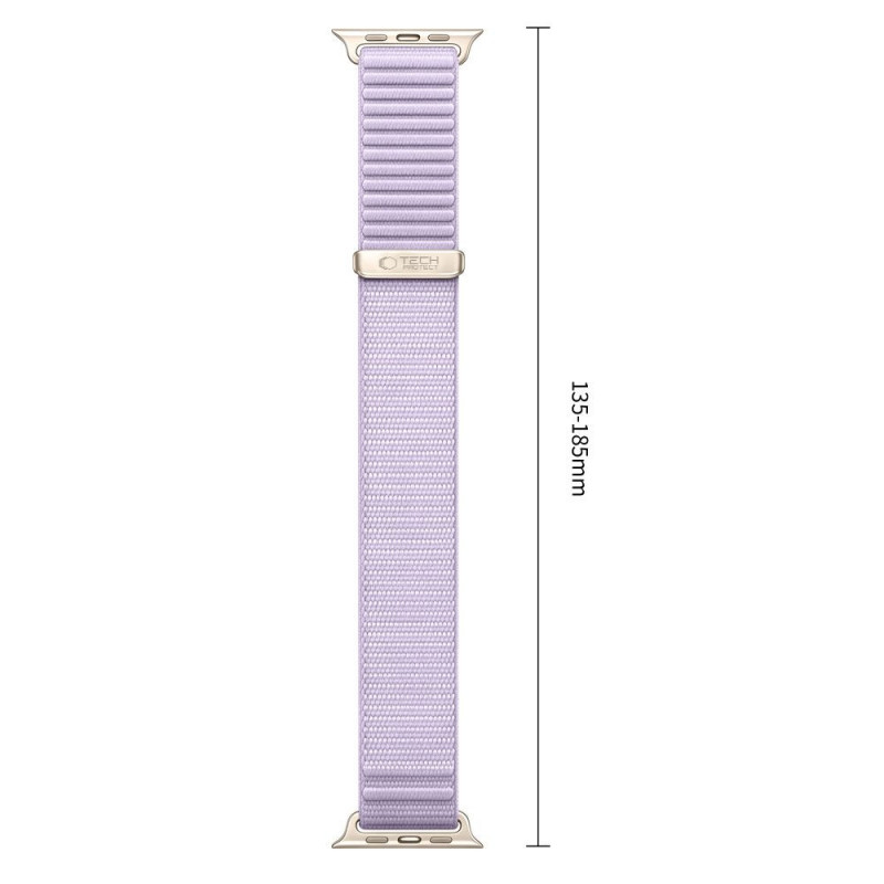 Tech-Protect NylonLoop rihm Apple Watch 8 / 9 / 10 / 11 / 12 / SE (40 / 41 / 42 mm) kellale, lilla