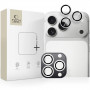 Tech-Protect Camring Fit+ kaamera objektiivi kaitsekatted, sobivad Apple iPhone 14 Pro / 14 Pro Max / 15 Pro / 15 Pro Max / 16 Pro / 16 Pro Max / 17 Pro / 17 Pro Max, hõbedane