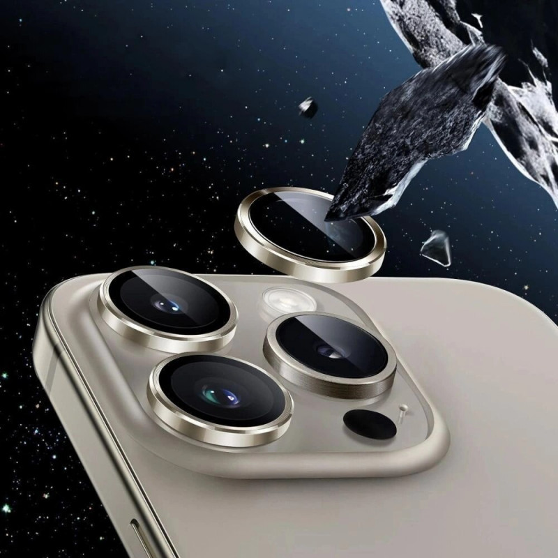 Tech-Protect Camring Fit+ kaamera objektiivi kaitsekatted, sobivad Apple iPhone 14 Pro / 14 Pro Max / 15 Pro / 15 Pro Max / 16 Pro / 16 Pro Max / 17 Pro / 17 Pro Max, hõbedane