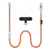 Tech-Protect C10S Rope Crossbody & Wrist telefonirihmade komplekt, oranž/titaan