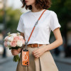 Tech-Protect C10S Rope Crossbody & Wrist telefonirihmade komplekt, oranž/titaan
