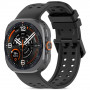 Tech-Protect Silicone Air silikoonrihm Samsung Galaxy Watch Ultra 1 / 2 (2024-2026) 47 mm kellale, must