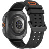 Tech-Protect Silicone Air silikoonrihm Samsung Galaxy Watch Ultra 1 / 2 (2024-2026) 47 mm kellale, must
