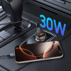 Tech-Protect CC01 2-pordiline autolaadija USB-A / USB-C, PD 30W / QC 3.0, must