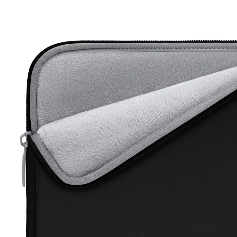 Tech-Protect NeoSlim THP3383 sülearvuti 13-14 tolli ümbris tarvikukotiga, must