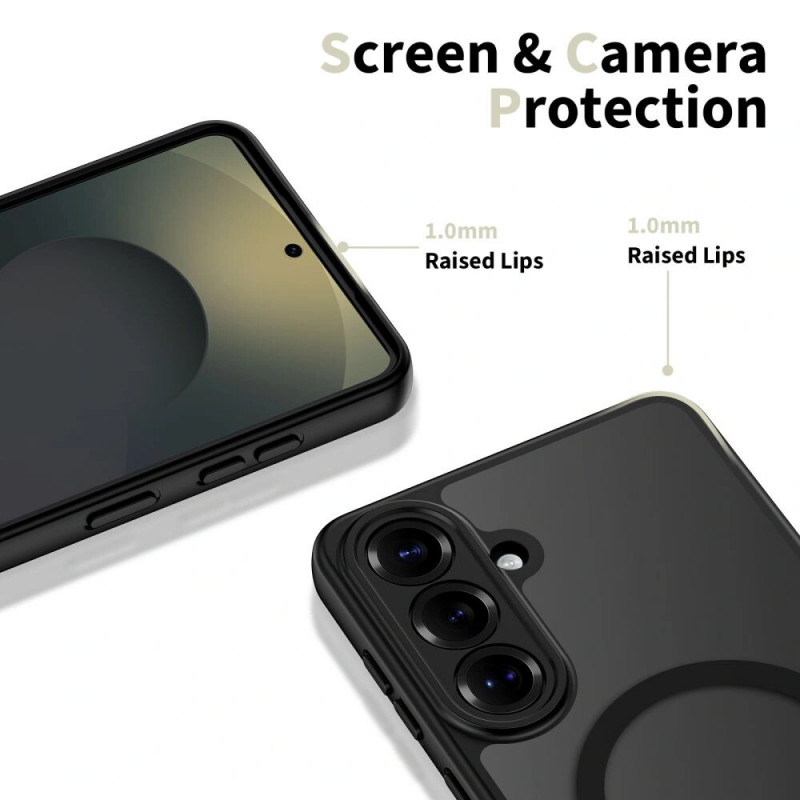 Tech-Protect BasicMag MagSafe ümbris Samsung Galaxy S26+ jaoks, matt must