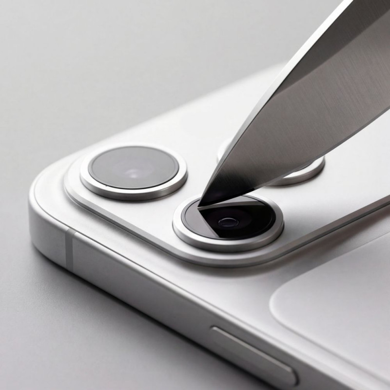 Tech-Protect Camfull Fit+ kaamera objektiivi kaitse Apple iPhone 18 Pro jaoks, hõbedane
