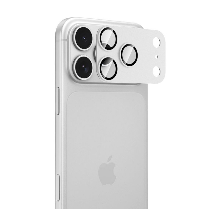 Tech-Protect Camfull Fit+ Apple iPhone 18 Pro Max kaamera objektiivi kaitse, hõbedane