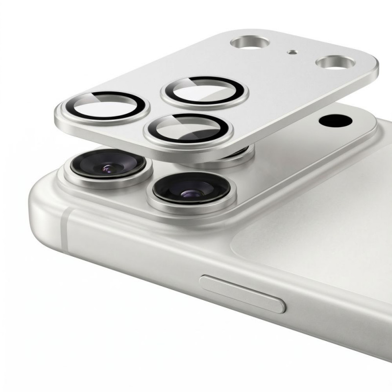 Tech-Protect Camfull Fit+ Apple iPhone 18 Pro Max kaamera objektiivi kaitse, hõbedane