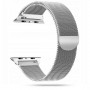 Tech-Protect MilaneseBand Apple Watch 4/5/6/7/SE 44/45 mm roostevabast terasest käevõru, hõbedane