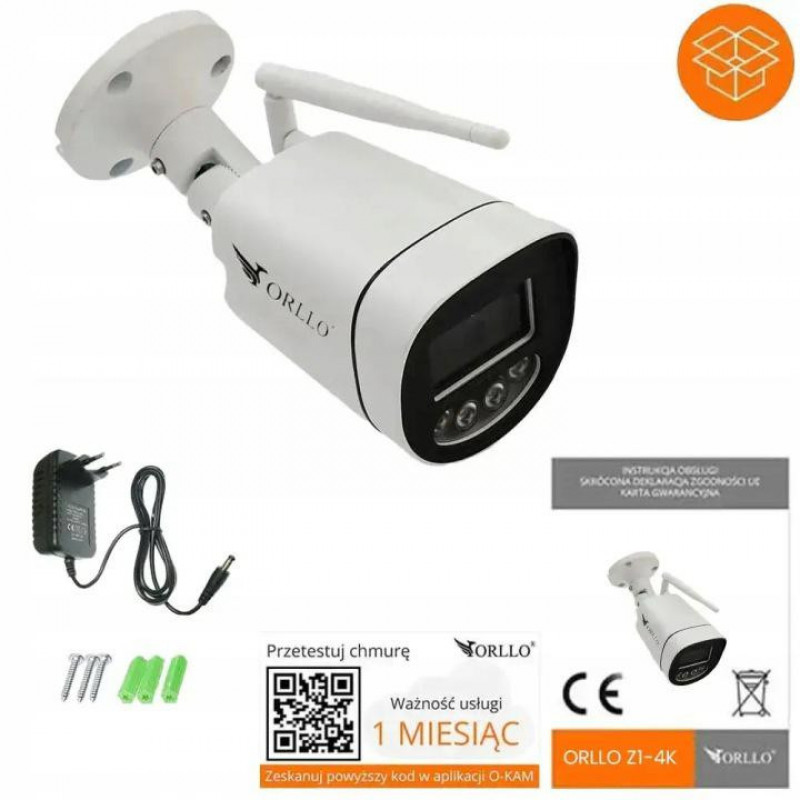 Orllo Z1 torukujuline IP-kaamera, 4K, 8MP, Wi-Fi