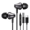 Ugreen EP105 USB-C juhtmega kõrvasisesed kõrvaklapid, 1.2 m, must