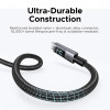 Ugreen L530 USB-C – USB-C kaabel, PD 240 W, 480 Mbps, ekraaniga, 2 m, must