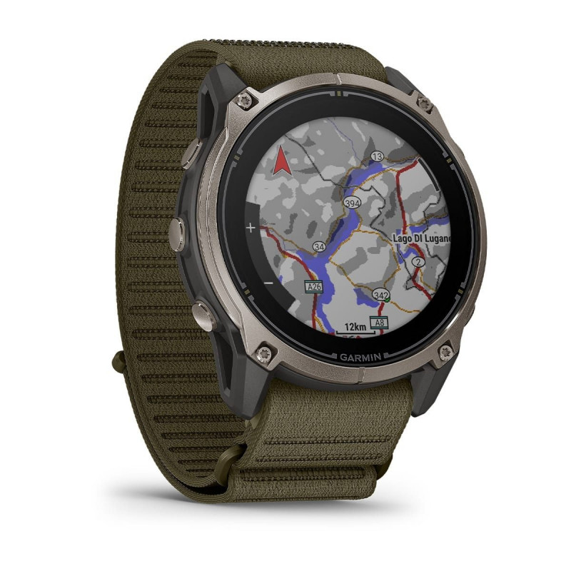 Garmin Enduro 4 GPS-nutikell tumeoliiviva ComfortFit riidest rihmaga (010-04799-01)