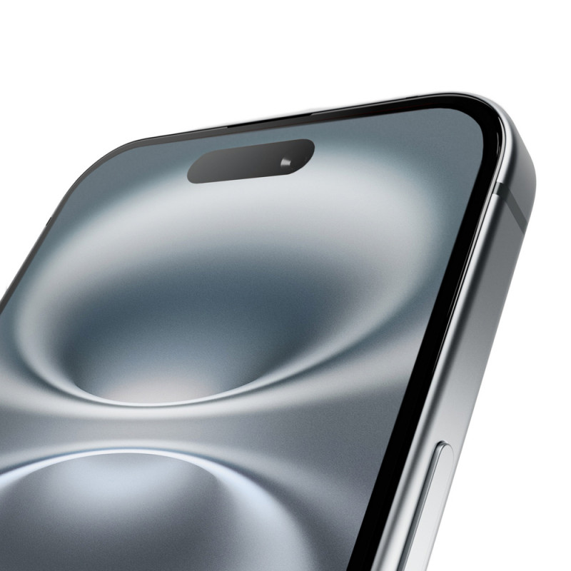 PURO Frame karastatud klaas raamiga iPhone 16 Plus jaoks