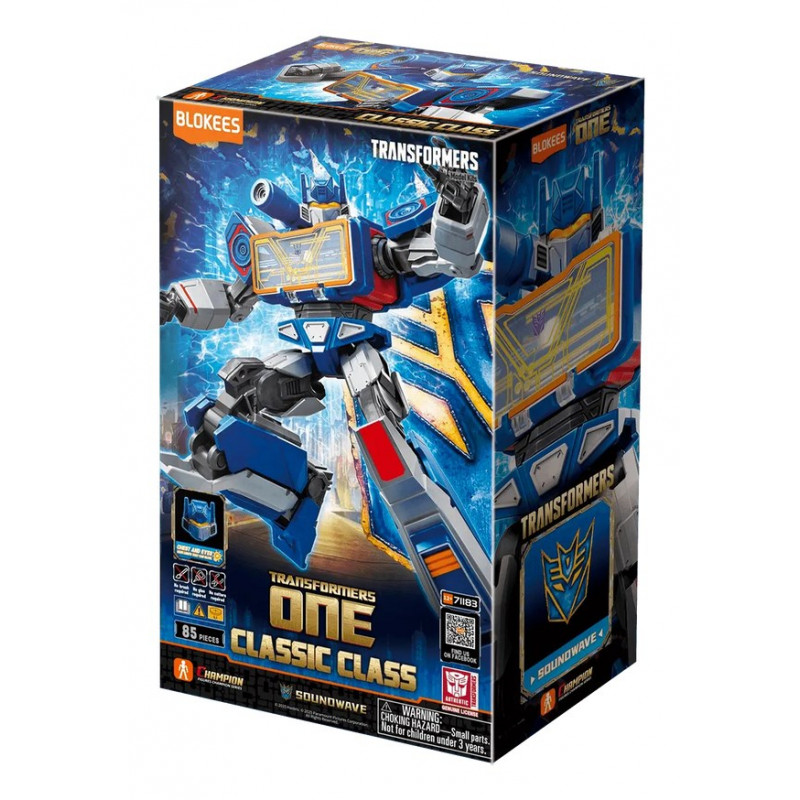 Blokees Transformers One Classic Class 17 Soundwave kogumisfiguur 71183