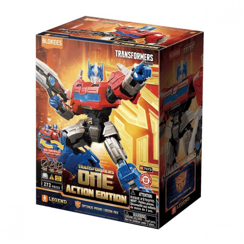 Blokees Transformers Action Edition Optimus Prime / Orion Pax kollektsioneeritav kuju 71173