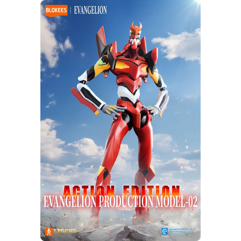 Blokees Evangelion Action Edition Evangelion Production Model 02 kollektsioneeritav kuju 73512
