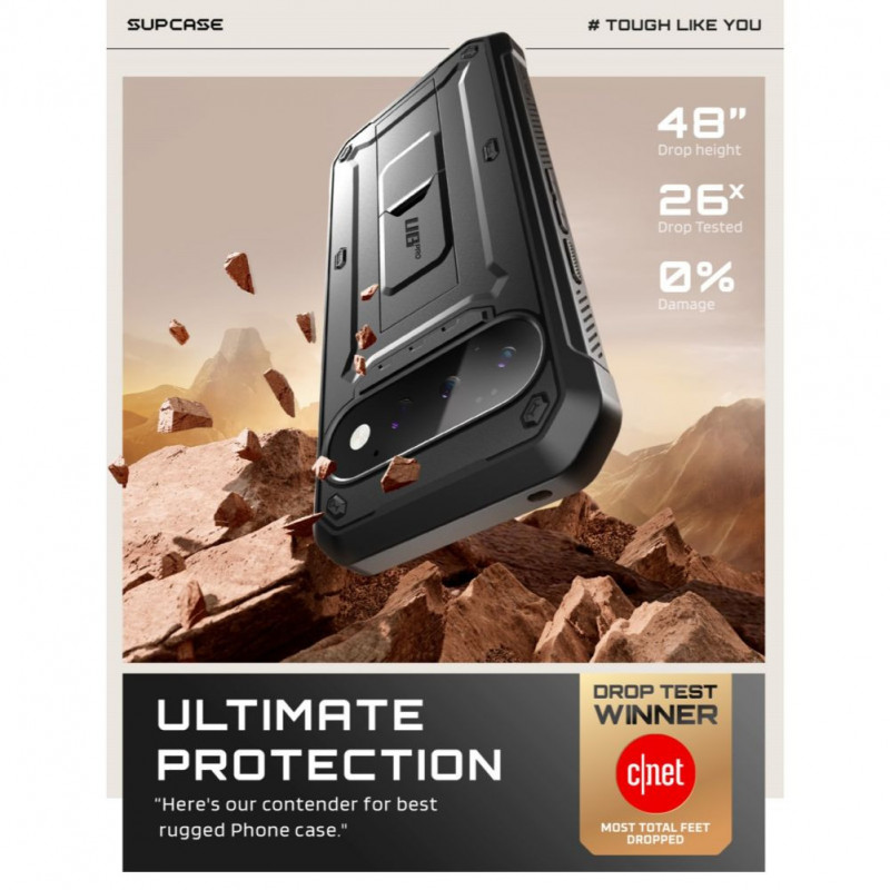 Supcase Unicorn Beetle Pro Google Pixel 11 Pro ümbris, must