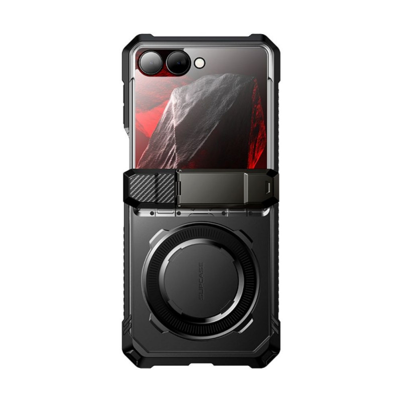 Supcase Unicorn Beetle Grip Mag MagSafe ümbris Samsung Galaxy Z Flip 8 jaoks, must