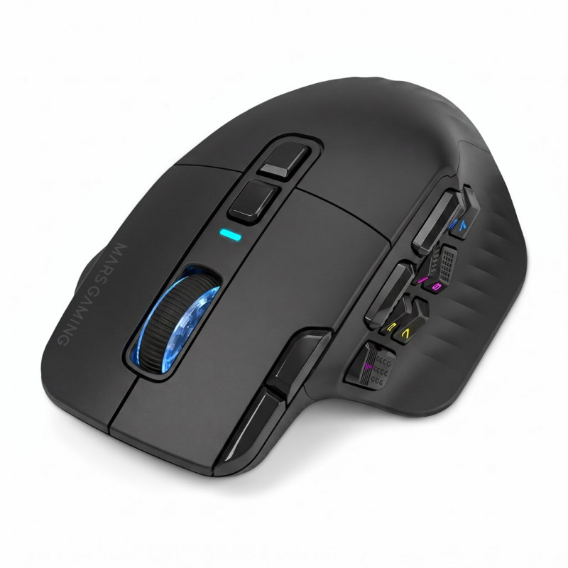 Tacens Mars Gaming MMW-HEX16 juhtmevaba mänguhiir, 24000 DPI, Bluetooth 5.2, 2.4 GHz