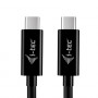 i-tec USB-C laadimiskaabel, 1,8 m, USB Power Delivery kuni 100 W, must