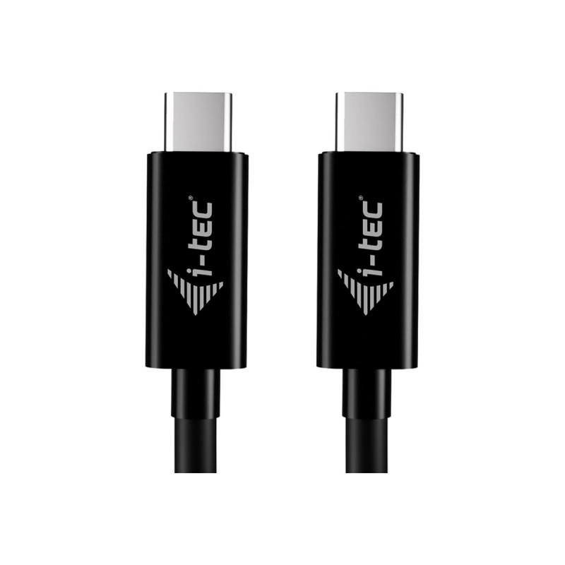 i-tec USB-C laadimiskaabel, 1,8 m, USB Power Delivery kuni 100 W, must