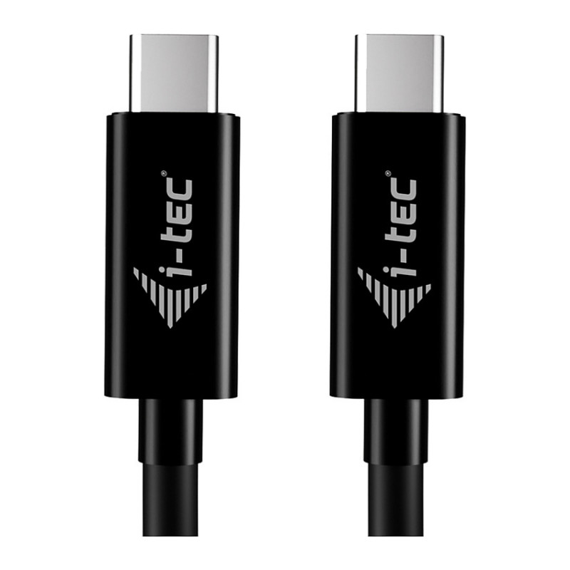 i-tec USB-C laadimiskaabel, 1,8 m, USB Power Delivery kuni 100 W, must