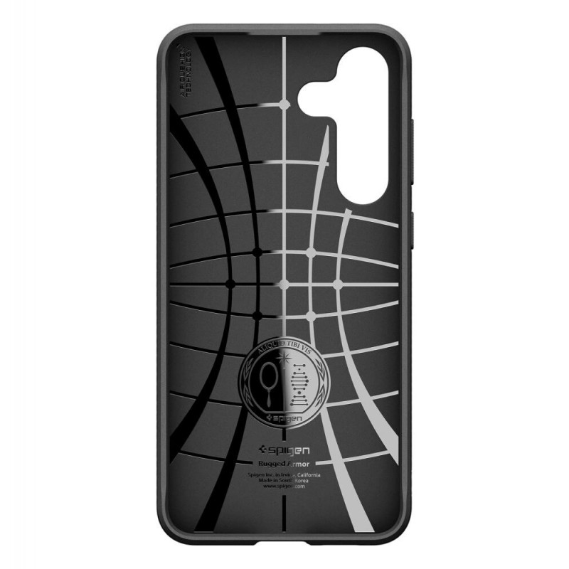 Spigen Rugged Armor ümbris Samsung Galaxy S25 FE jaoks, mattmust