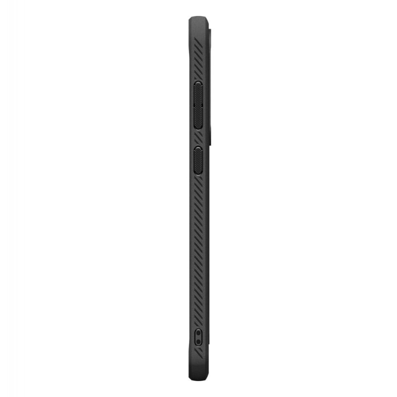 Spigen Rugged Armor ümbris Samsung Galaxy S25 FE jaoks, mattmust