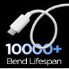 Spigen EB6015AC Essential USB-C-kaabel 60W 150 cm, valge