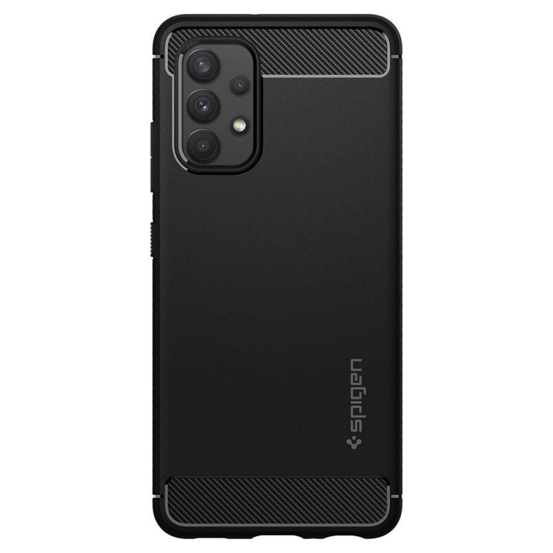 Spigen Rugged Armor ümbris Samsung Galaxy A52 / A52s jaoks, mattmust