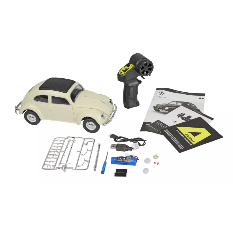 Amewi VW Typ 1 1950 Beetle RC-auto, 1:16, RTR, beež