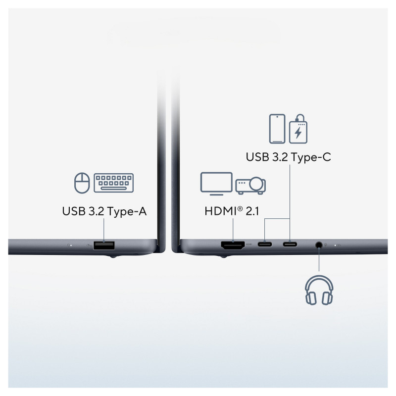 ASUS Zenbook 14 UX3480QA-U1023W sülearvuti, 14" WUXGA, Snapdragon X1-26-100, 16 GB RAM, 512 GB SSD, Windows 11 Home