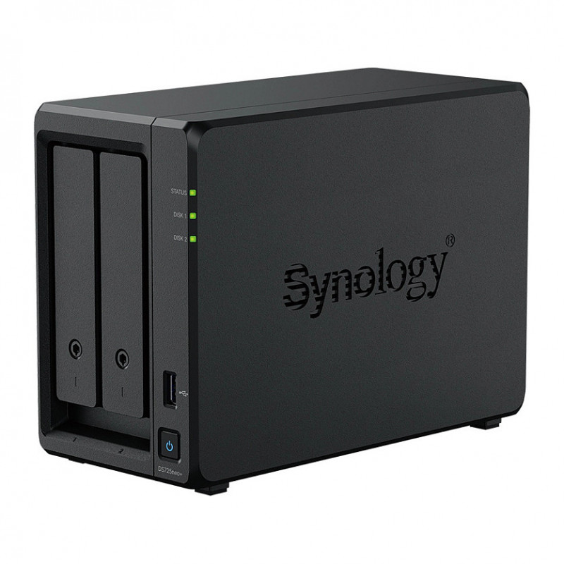 Synology DiskStation DS725neo+ 2 pesaga NAS, AMD Ryzen Embedded R1600, 4 GB DDR4