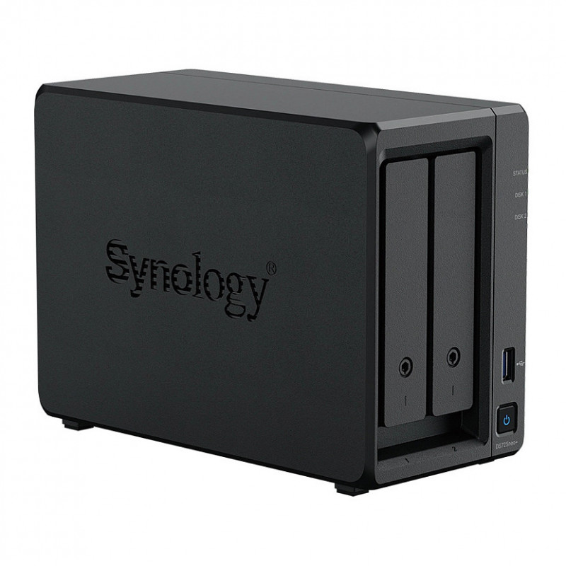Synology DiskStation DS725neo+ 2 pesaga NAS, AMD Ryzen Embedded R1600, 4 GB DDR4